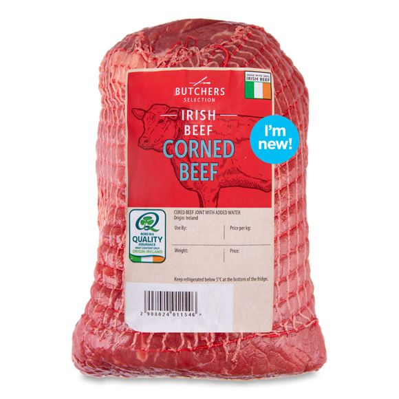 Irish Beef Corned Beef Typically 1kg Butcher's Selection